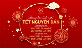 Tôi chỉ chọn Hello8818 THÔNG BÁO NGHỈ TẾT NGUYÊN ĐÁN 2023
