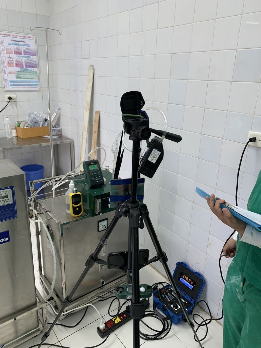 Thiết bị kiểm định máy khí ozone