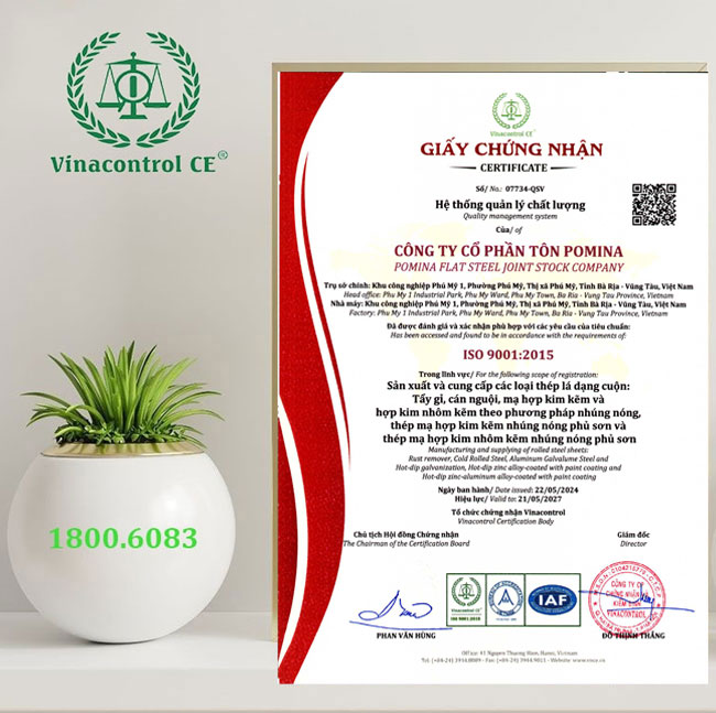 Giấy Helloo88 đặc quyền hội viên VIP hệ thống quản lý theo tiêu chuẩn ISO 9001:2015 