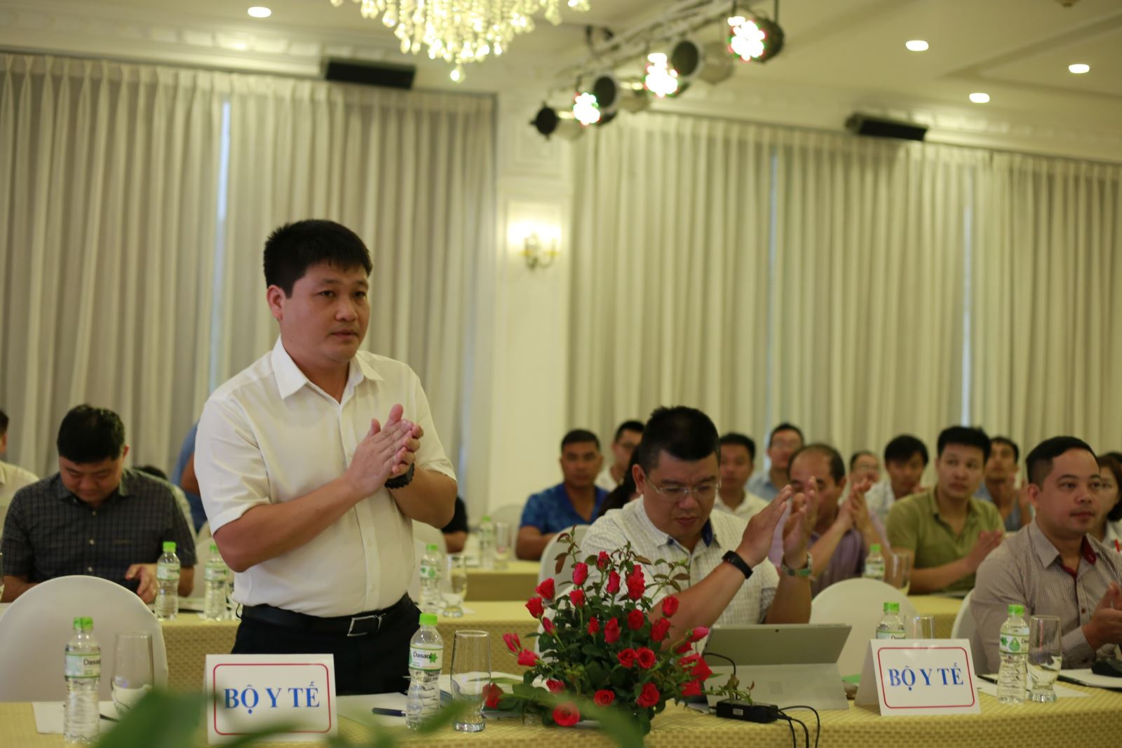 Ông Nguyễn Tử Hiếu - Vụ Phó Vụ Trang thiết bị và Công trình Hello8888 Hoàn Trả Vô Tận chủ trì hội thảo về quản lý trang thiết bị Hello8888 Hoàn Trả Vô Tận