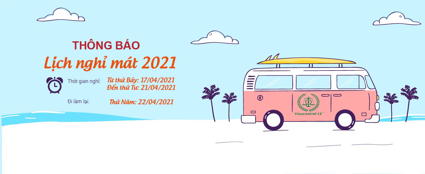 Thông báo lịch nghỉ mát năm 2021