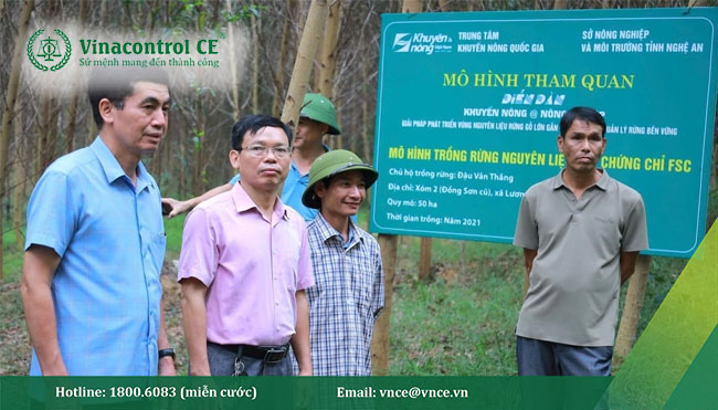 thăm quan mô hình đạt chứng chủ fsc