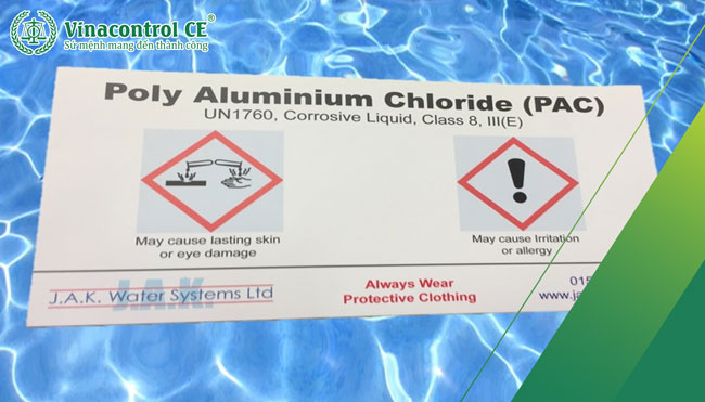 Sử dụng Aluminum Chloride (PAC) đã được hợp quy một cách an toàn và hiệu quả