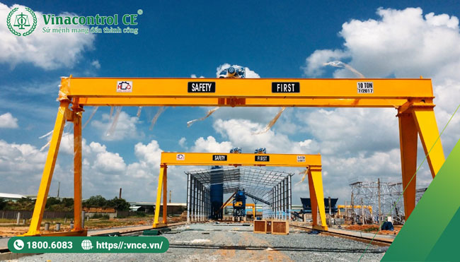 Quy trình kiểm định cổng trục, bán cổng trục