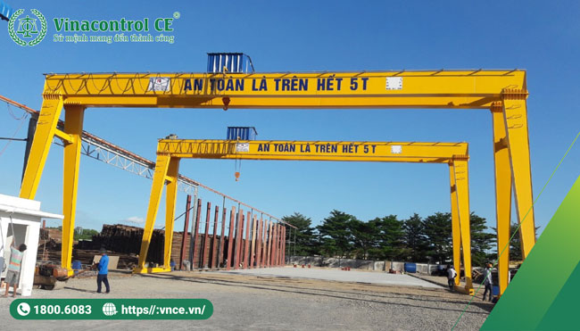cổng trục là thiết bị  trong danh mục các thiế bị có yêu cầu nghiêm ngặt bắt buộc phải kiểm định.