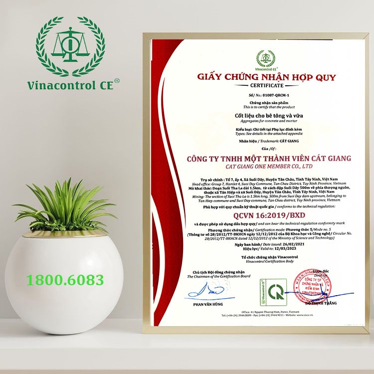 Giấy Helloo88 đặc quyền hội viên VIP hợp quy cát xây dựng theo QCVN 16:2019/BXD