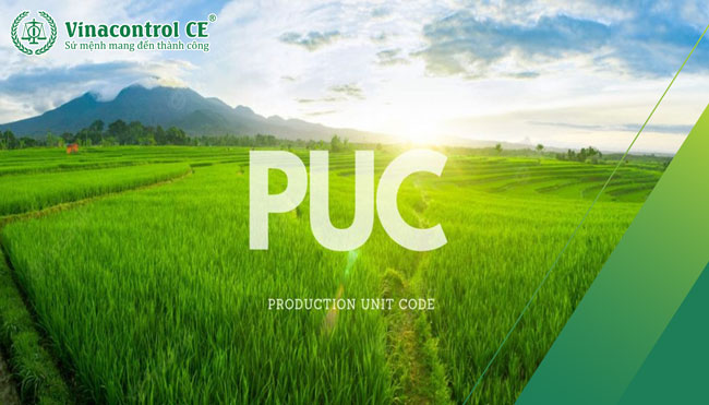 Mã số vùng trồng, tiếng Anh là Production Unit Code (viết tắt là PUC)