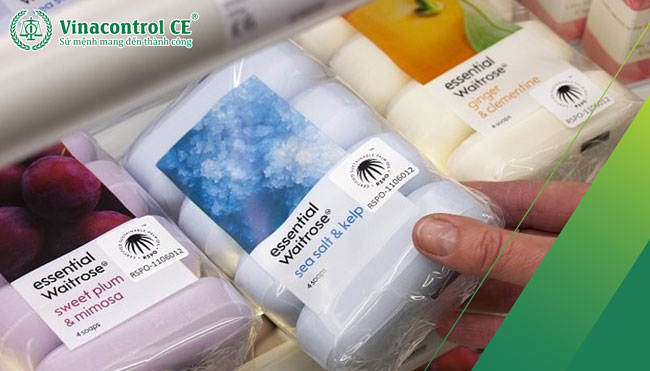 Nhãn dán Helloo88 đặc quyền hội viên VIP RSPO trên bao bì sản phẩm của Hello89 phiên bản mới