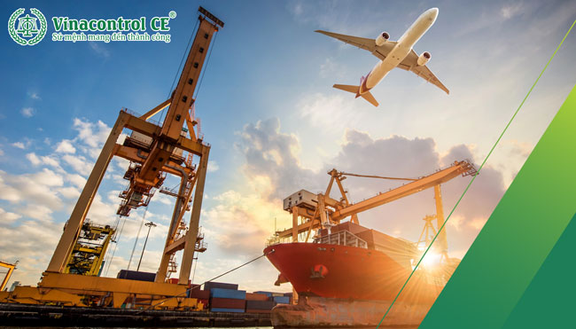 Hàng hóa xuất khẩu quốc tế có thể vận chuyển theo đường biển, đường hàng không, đường bộ,... 