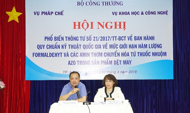 Bộ Công Thương phổ biến Thông tư ban hành quy chuẩn hợp quy dệt may
