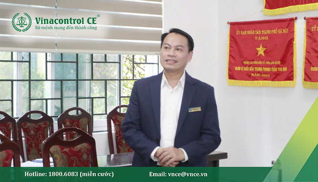 TS. Trần Xuân Ngọc – Hiệu trưởng, Trưởng Ban Chỉ đạo ISO của Nhà trường phát biểu 