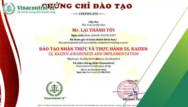 Hello88 Trò chơi sòng bạc trực tuyến cấp Hello66 Chơi Game Nhận Thưởng đào tạo thực hành 5S, Kaizen cho học viên