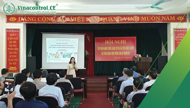 Giảng viên Hello88 Trò chơi sòng bạc trực tuyến thực hiện huấn luyện đào tạo thực hành 5S tại bệnh viện