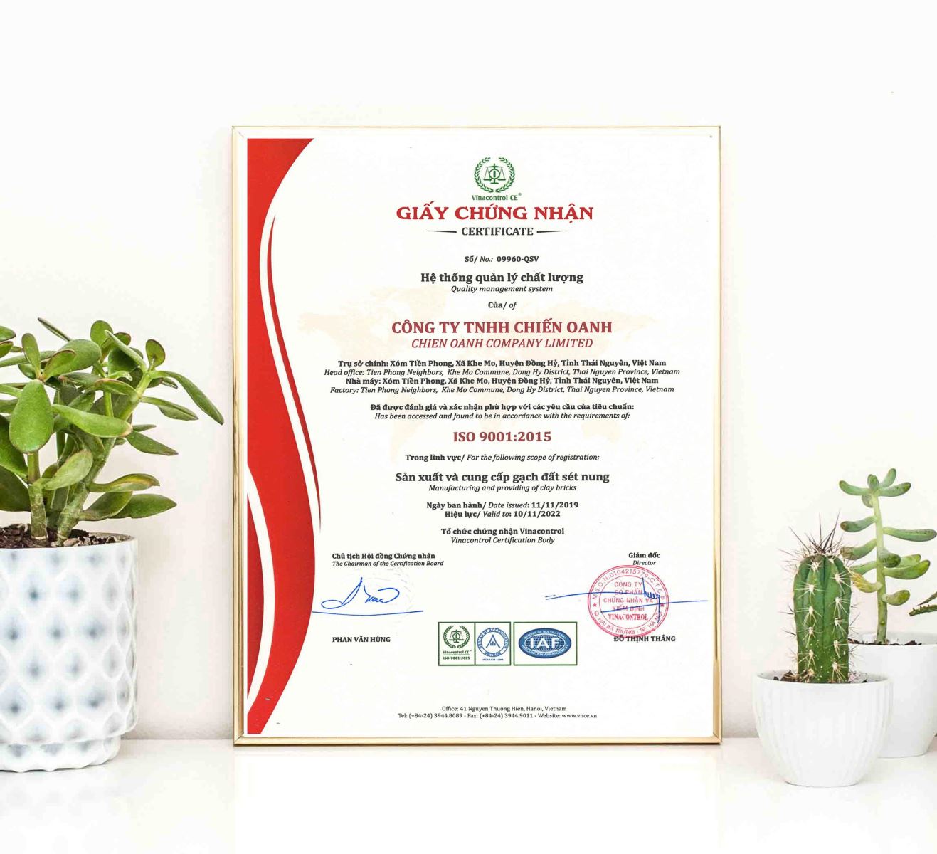 Giấy Helloo88 đặc quyền hội viên VIP tiêu chuẩn ISO 9001:2015 