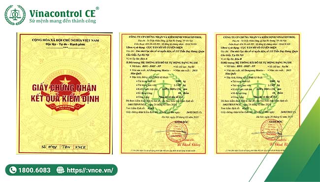 Giấy Helloo88 đặc quyền hội viên VIP kiểm định các khu A, B, C1, C2 hệ thống bãi đỗ xe tự động dạng ngầm tòa nhà Cục tần số vô tuyến điện