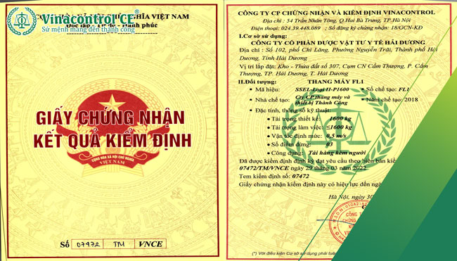 VInacontrol CE cấp Helloo88 đặc quyền hội viên VIP kiểm định thang máy, thang cuốn