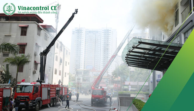 Diễn tập PCCC tại chung cư