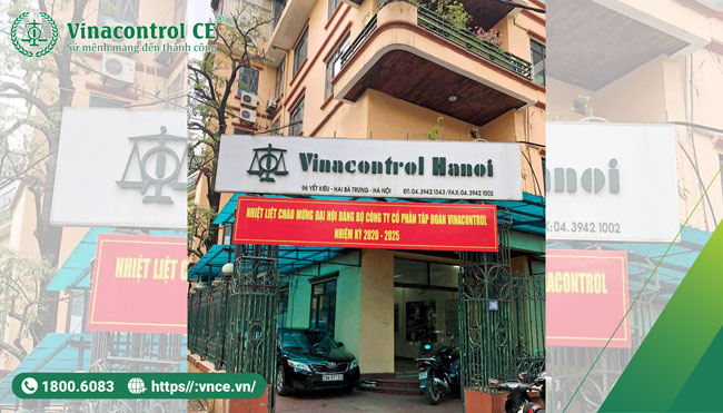 Văn phòng chi nhánh Vinacontrol Hà Nội
