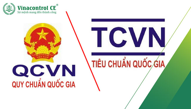 TCVN là tiêu chuẩn được áp dụng một cách tự nguyện tuy nhiên QCVN được quy định bắt buộc phải tuân thủ