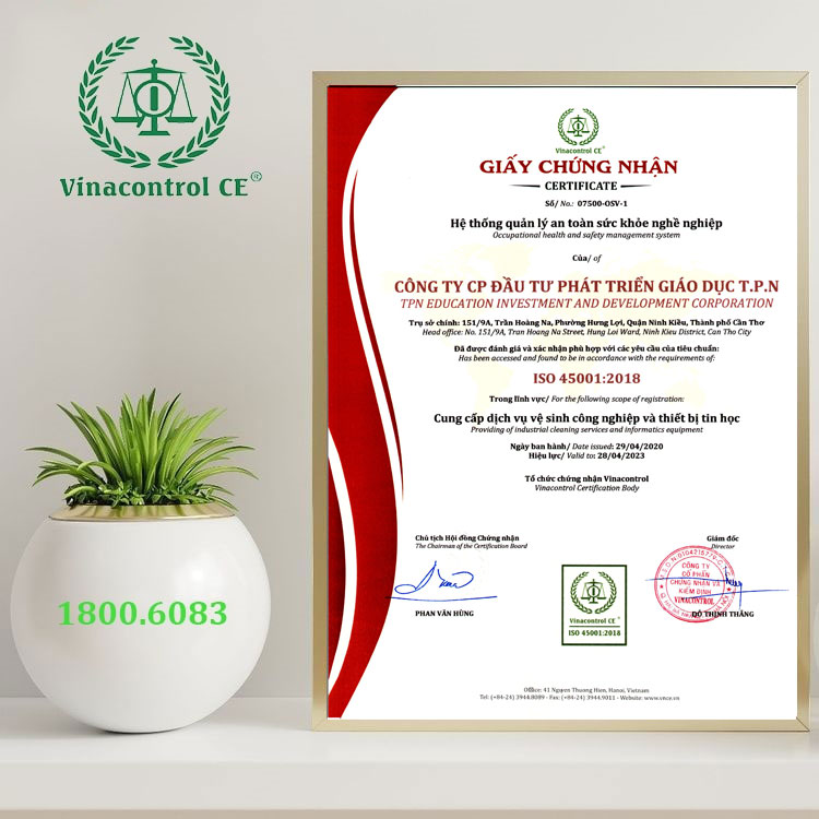 Hello88 Trò chơi sòng bạc trực tuyến cấp Hello66 Chơi Game Nhận Thưởng ISO 45001:2018 cho Hello89 phiên bản mới có hệ thống OH&S đạt chuẩn