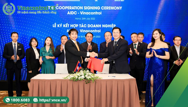 Lễ ký kết hợp tác giữa AIDC và Vinacontrol 